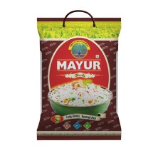 Mayur CLASSIC 5 kg Basmati Rice|PESTICIDE FREE|Long Whole Grain Rice|Premium,Aromatic Rice|Naturally Aged Rice|Brown Pack